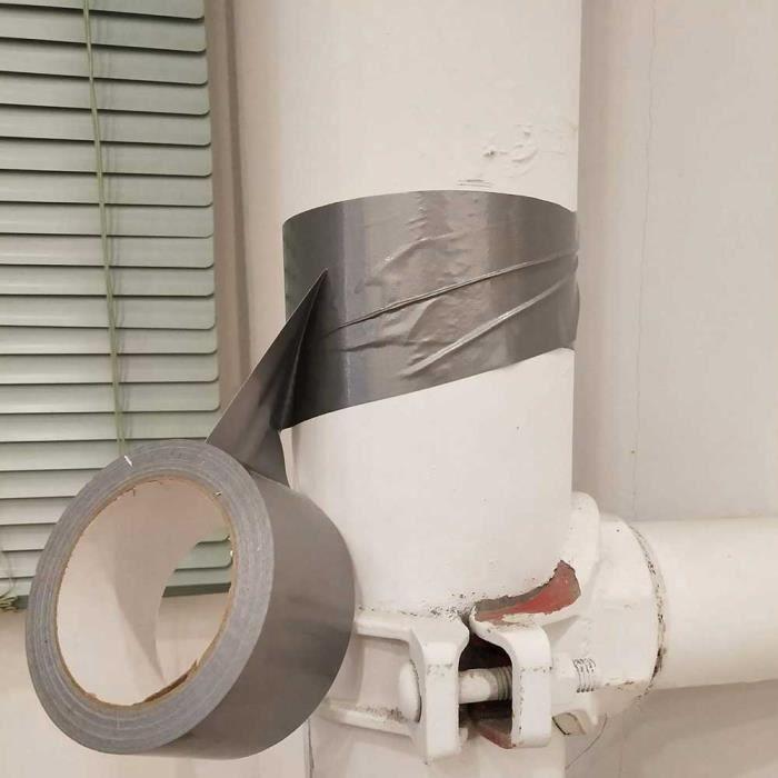 Армированный скотч - Многоцелевой - Серебристо-серый - 50 мм x 25 м - Экстра прочный - Водонепроницаемый