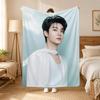 Tian Xu Ning Actor Throw 240g flannel blanket, suitable for sofas, beds, offices,  exquisite gift blankets