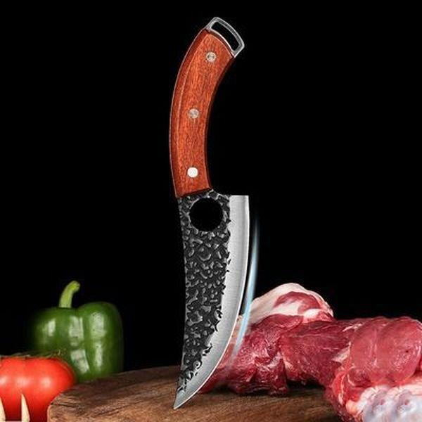 Кухонный нож Профессиональный нож для обвалки Ручной работы из кованой нержавеющей стали Кухонный нож Нож шеф-повара