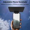 Козырек от солнца для мобильного телефона, уличный солнцезащитный козырек, уменьшение освещенности, антибликовый козырек, защита от ультрафиолета, универсальный чехол для смартфона
