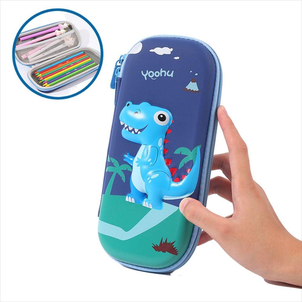 Dinosaur 3D Pencil Box Astronaut Astronaut Pen Case Boys Space Pencil Bag School Supplies