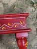 Hand Painted Wooden Chowki | Traditional Indian Pooja Bajot | Colorful Folk Art Decor