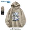 Толстовка с капюшоном унисекс Jeanswest с принтом масляной живописи