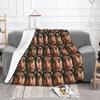 Jschlatt Game Blanket Cartoon Flannel Funny Warm Throw Blanket for Chair Covering Sofa Spring/Autumn
