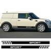 Виниловая графика на борт автомобиля, наклейка-декор для MINI Cooper S One JCW F55 F56 F60 R55 R56 R60, аксессуары для экстерьера автомобиля