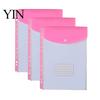 Card Organizer Pouch 11 Hole Expanding File Pockets, Reusable PP Document Sleeves, Transparent Student Project Waterproof Bag for Home Office