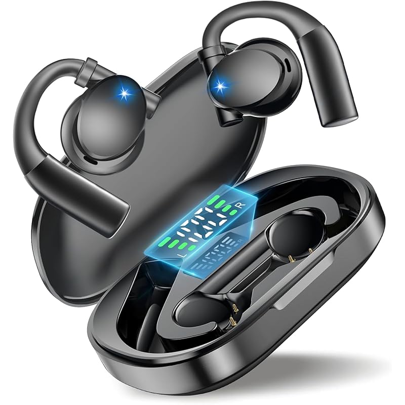 Bluetooth Wireless Earphones, Stereo Sound, with Charging Case, for Sports