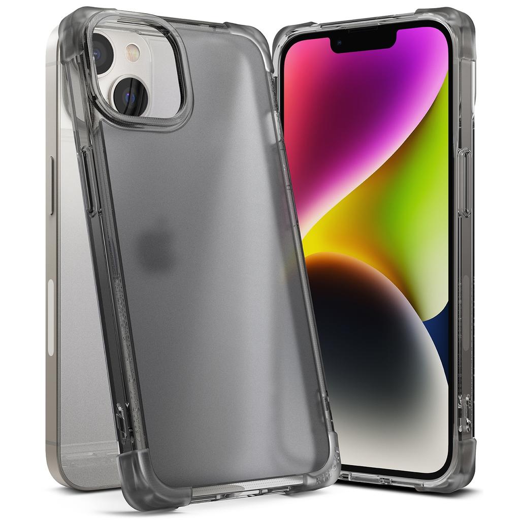 Durable and resistant iPhone 14 Plus Fusion Bumper case, gray