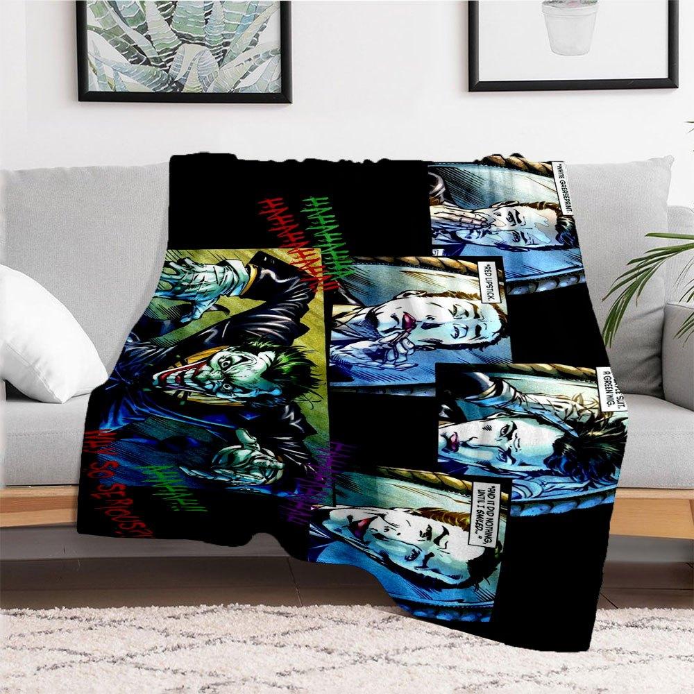 Набор для макияжа Джокера DC Comics Косплей Аксессуары для костюма Плед Фланелевый плед для дивана, кровати, путешествий, кемпинга, офиса, дивана, кресла