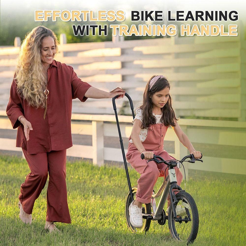 Parent-Assisted Bike Training Handle Height Adjustable Balance Bikes Handlebar Toddler Bike