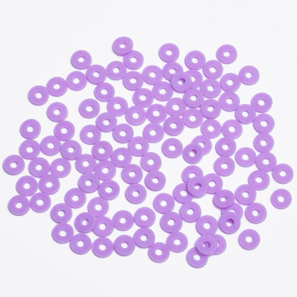 Плоские ювелирные изделия, аксессуары, материалы для самостоятельного изготовления, однотонное ожерелье, подходящие по цвету круглые свободные бусины, браслет ручной работы, брелки, 6 мм, прокладки, аксессуары
