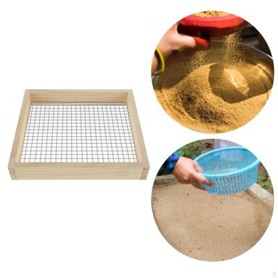 Ручное сито для садовой почвы Садовый инструмент Просеивание Компоста для горшечных культур Ручной гравий
