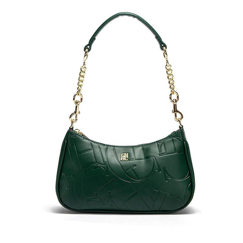 Модная Сумка-Полумесяц Большой Вместимости Женская Сумка Через Плечо Crossbody от Люксового Бренда Модная Разделенная Прочная Простая
