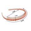 1PC Hair Clip Frosted Color Headband Women's Non-slip Band Teeth Simple Pressure Headband Face Headband Hair Accessories