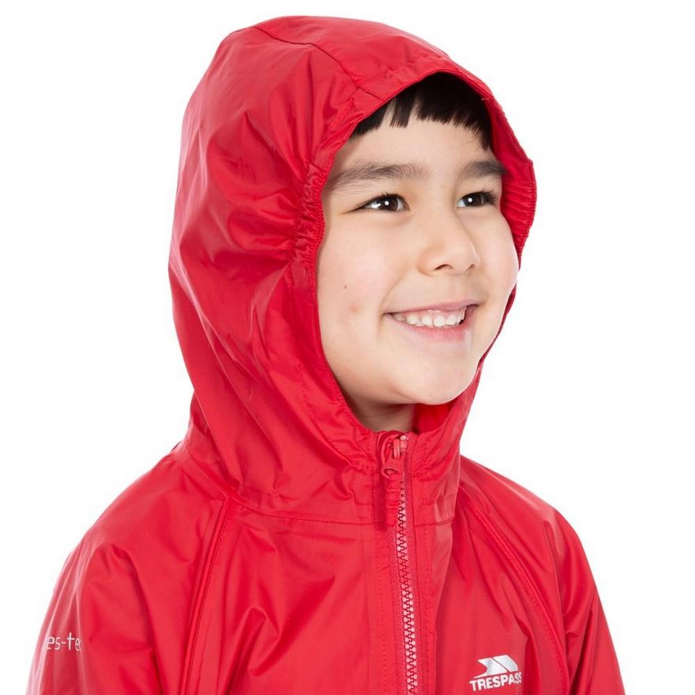 Trespass Childrens/Kids Button Rain Suit