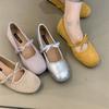 Балетки на скрытой платформе, женские туфли Мэри Джейн на плоской подошве, новинка лета и осени, туфли Дуду