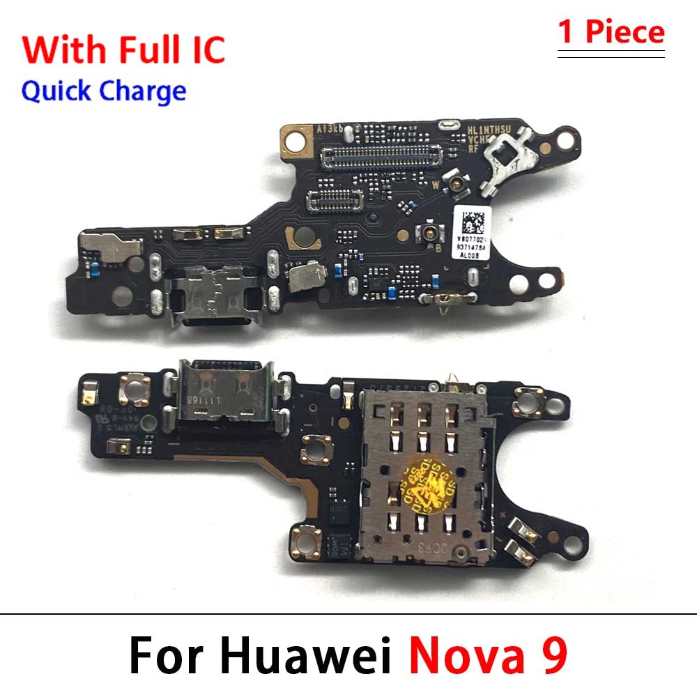New For Huawei Nova 5 5T 7 7i 8 8i 9 10 Pro SE 5G USB Charger Dock Connector Charging Port Microphone Flex Cable