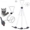 Interactive Cat Toy Hanging Clip Door Plush Mouse Self-hi Hanging Door Elastic Funny Cat Toy Juguetes Para Gatos Rascador Gato