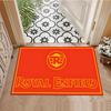 Royal Enfield Motorcycle-Themed Rug, suitable for living room, bedroom, game room, computer room and home décor.