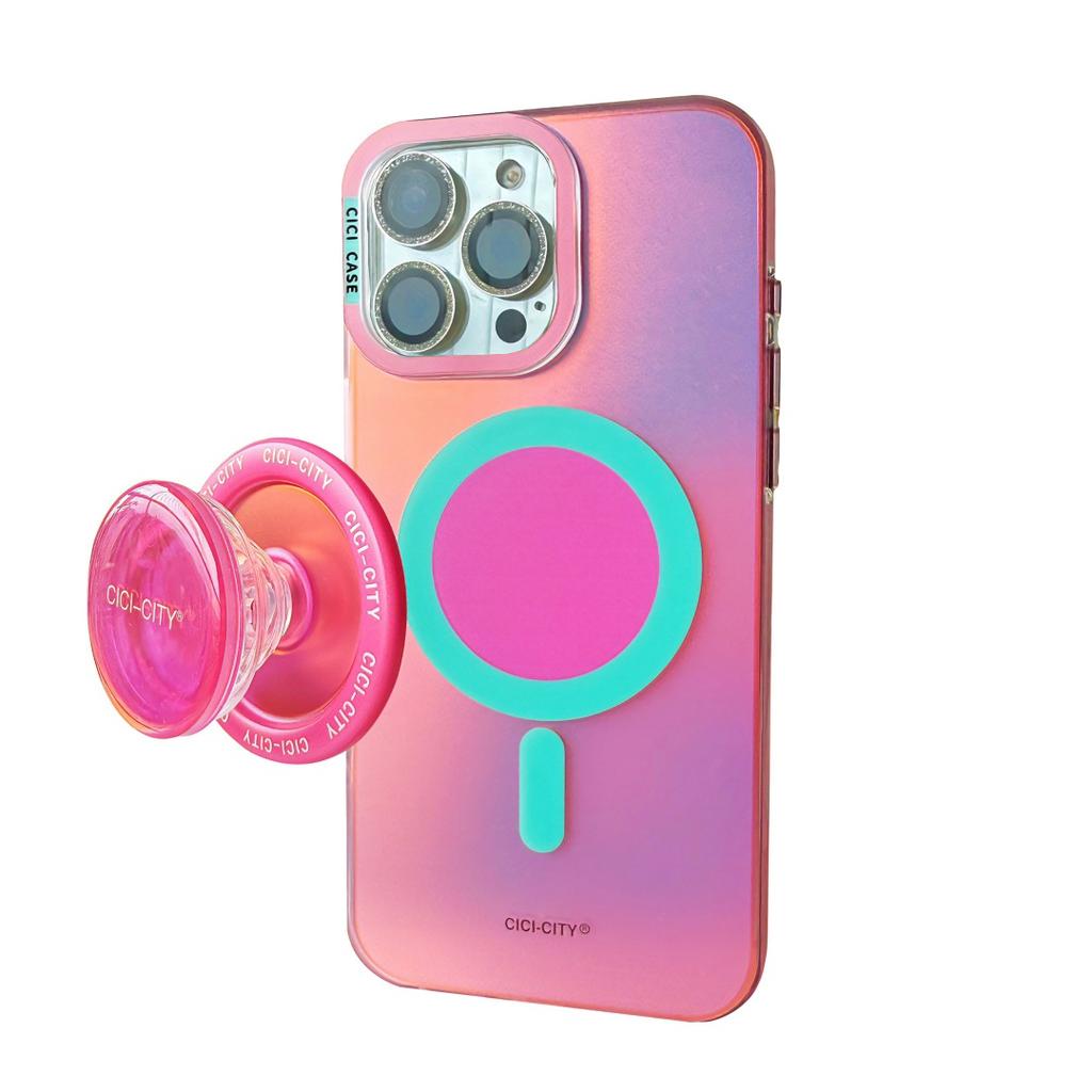 Роскошные модные матовые чехлы Magsafe с изменяющим цвет для iPhone 17 Air 16 15 Pro Max 14 13 Магнитная беспроводная зарядка