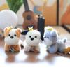 Puppy Keychain Plush Stuffed Toy Backpack Accessory Gift For Nursery Decor