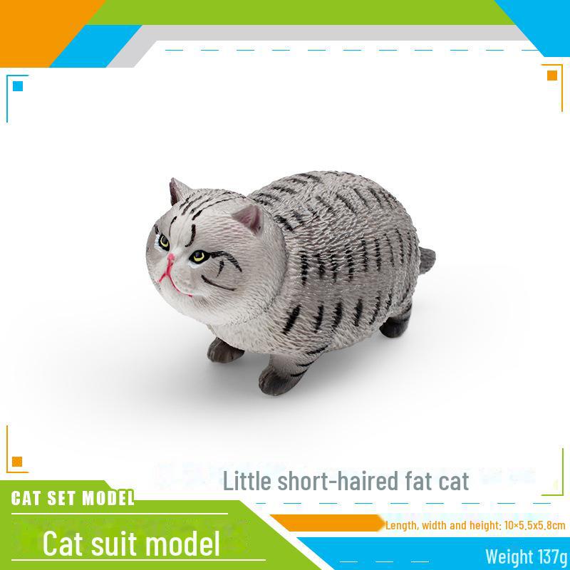 Детский набор игрушек «Черно-белый котенок» — китайские сельские украшения в виде кошечки