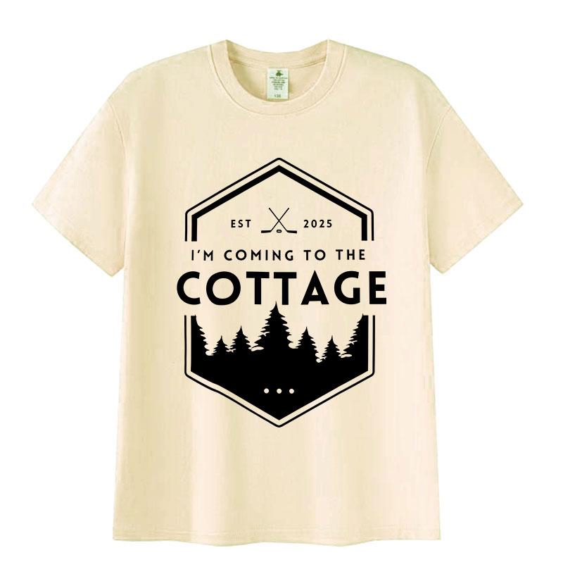 Хлопковая футболка с принтом 'Heated Rivalry Cottage' для мужчин и женщин, повседневная модная футболка с коротким рукавом, топ из чистого хлопка, высококачественная футболка