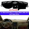 Накладка на панель приборов автомобиля DashMat Ковер-накидка Для Mercedes-Benz C-Class W204 2008 - 2014 LHD RHD C-Klasse C180 C200 C220 C250 C300