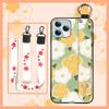 Soft case Oil Painting Phone Case For Blackview A95 Dirt-resistant Anti-dust Anti-knock Lanyard Flower Kickstand Durable