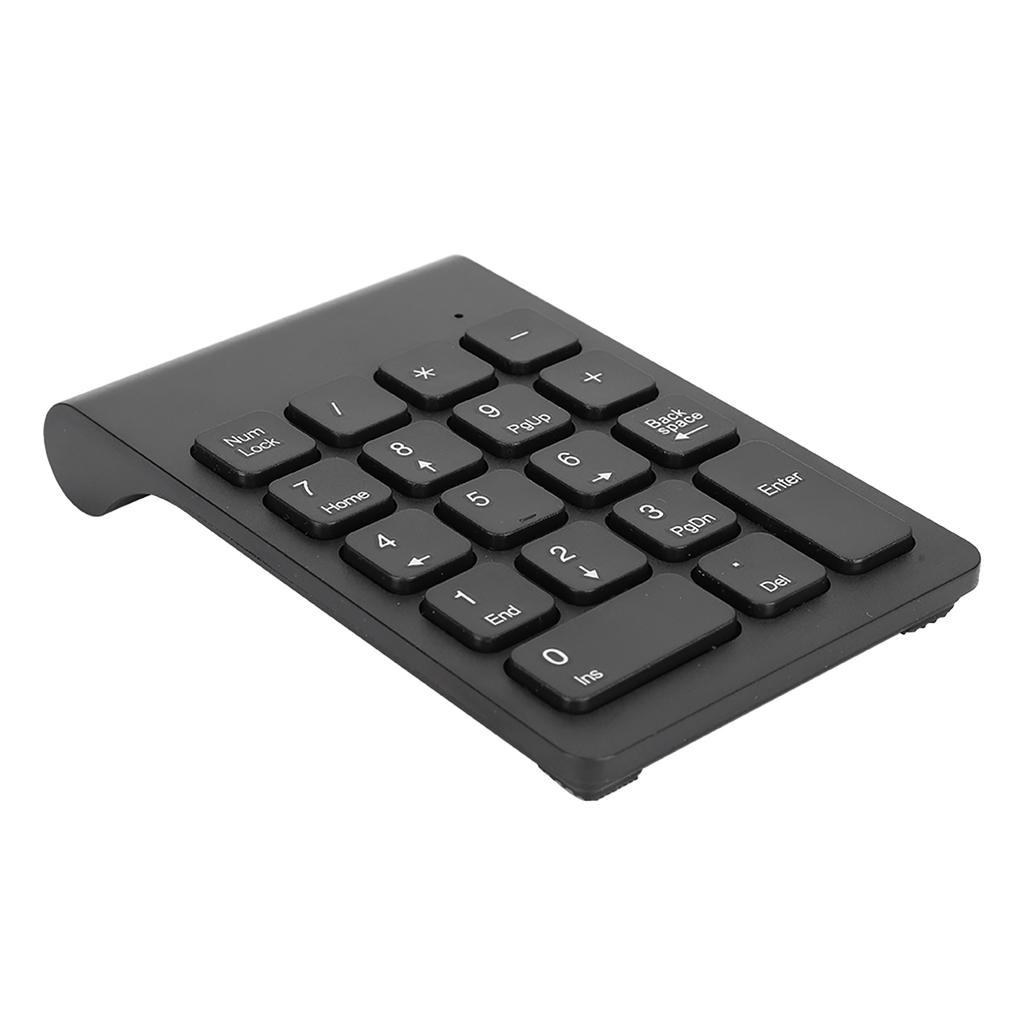 Mini Keyboard Wireless Numeric Keypad 2.4G USB Ergonomic Lightweight PC Computer AccessoryBlack