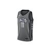 NBA Statement Edition Swingman Jersey 2019-2020 Season, Breathable Quick-Dry, Brooklyn Nets, Kyrie Irving #11 Men Jersey Grey AT9792-004