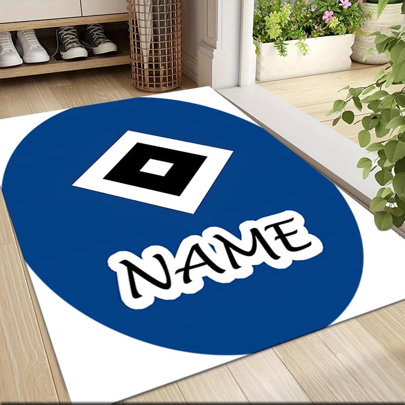 Custom Name Brentford Football Club Crest Carpet Rug Customizable Soft Washable Anti-Slip Home Living Room Sofa Mats Personalized Rug. 0909208