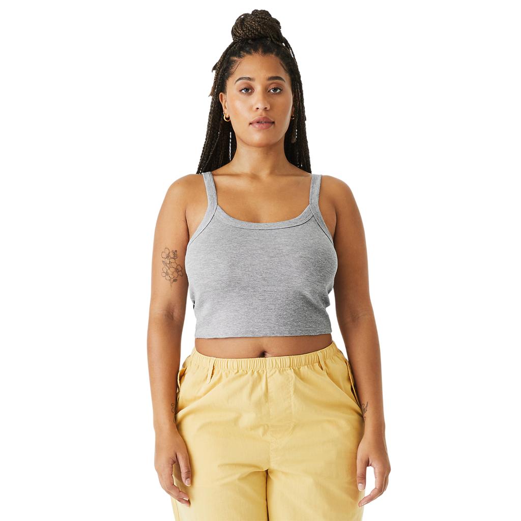 Bella + Canvas Womens/Ladies Micro-Rib Spaghetti Strap Tank Top