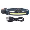 COB Flood Light Sensor Induction Headlamp Type C Charging Outdoor Fishing Work LED Head Lamp Light