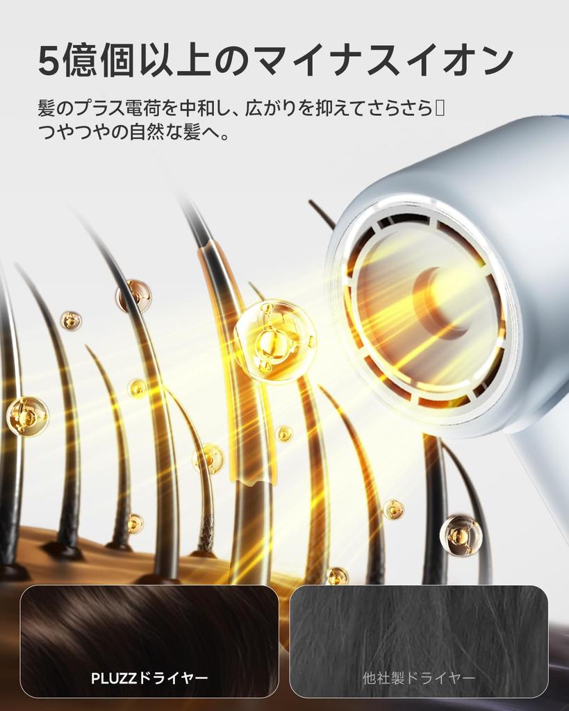 Самая легкая модель 500 миллионов отрицательных Фен быстрый большой красивый мощный бесщеточный мотор волосы холодный воздух NTC контроль температуры перегрев