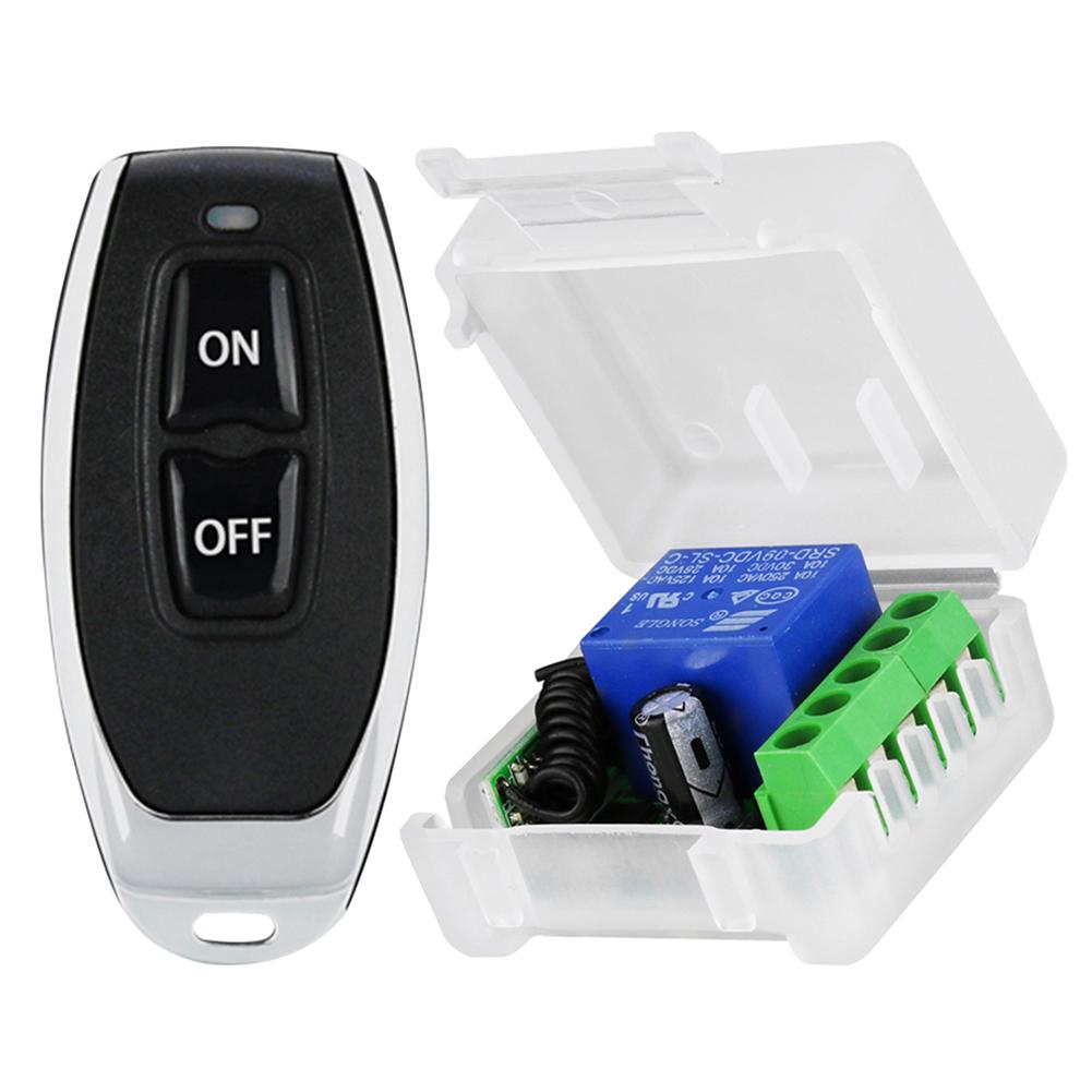 433Mhz RF Transmitter And Receiver Module DC 12V 1CH Universal Remote Control Switch 433mhz Wireless Switch Relay Remote Control