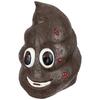 Halloween mask creative poop latex headgear funny Halloween mask for bar performances cos