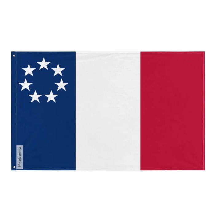 Drapeau - Louisiane - 1861 - 120x180 Cm - Polyester - Impression Recto/verso - Œillets En Fer