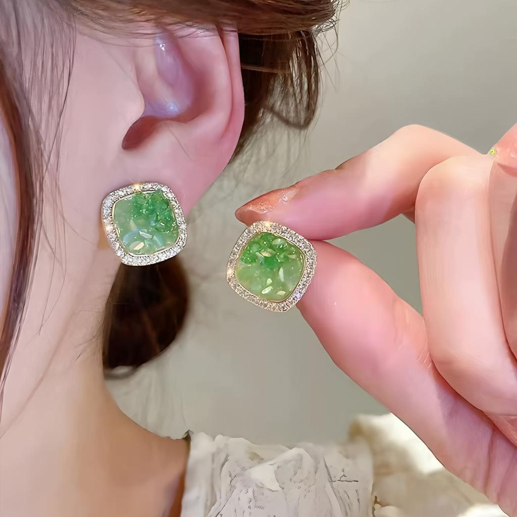 Green Earrings for Women