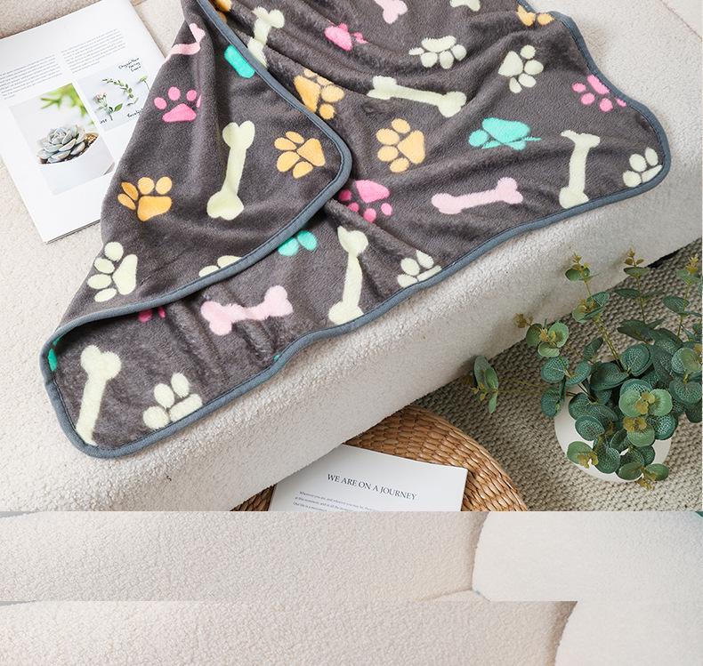 Коврики и одеяла для домашних животных: Толстый коралловый флис для собак и кошек