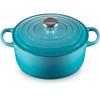 Cast Iron Roaster Le Creuset Signature Round 24 Cm Caribbean 4.2 L (21177241702430)