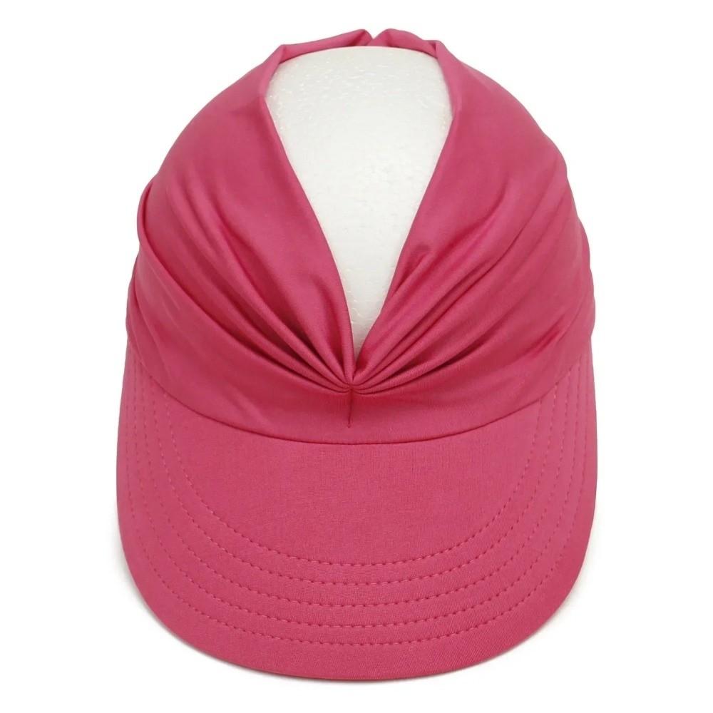 Flexible Sun-Protection Cap Wide Brim Sunscreen Hat Solid Color Outdoor Sports Hat Outdoor Sport