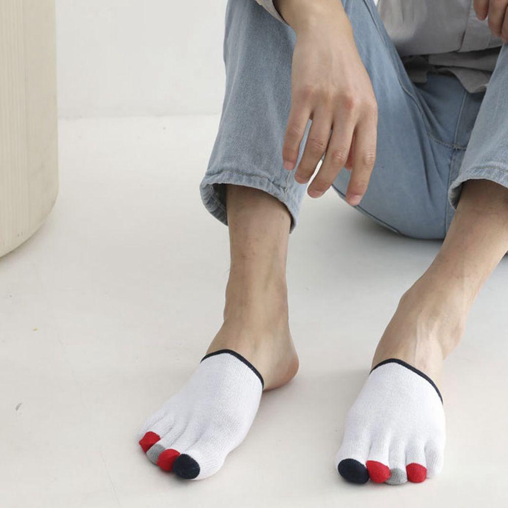 Anti-abrasion Summer Toe Cover Men Men Socks Five-Finger Socks Split Toe Socks Half Foot Socks