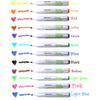 Premium 12-Color Whiteboard Markers - Fine 1.5mm Tip Ceramic Dry Erase Pens for Office Meetings & Planning - Vibrant, Low-Odor &