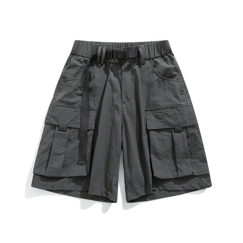 The New Casual Shorts In Summer Are Loose, Simple and Versatile, and Men's Straight Pants Are Thin.