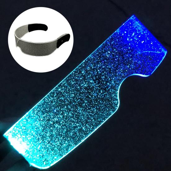 LED Light Up Glasses Neon Sunglasses Glow-in-the-dark Party Favors for Nightclub DJ Dance Music Rave Accessories