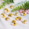 5 шт./лот Поделки Украшение для волос Детские игрушки Искусственные пчелы Подвески-слаймы Имитация животных Мини-пчела