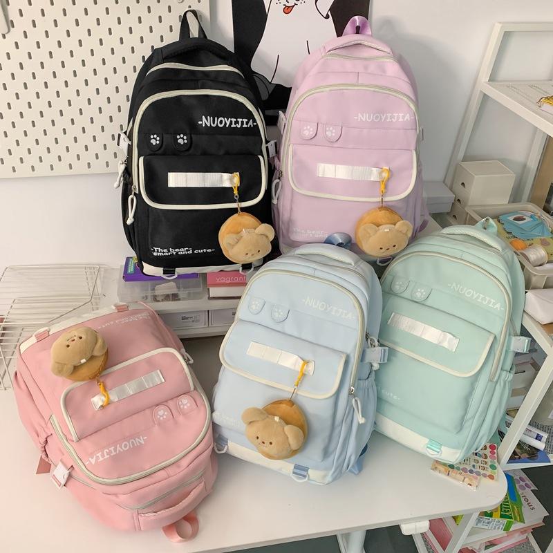 Сумка для школьников средней школы, женский водонепроницаемый рюкзак большой емкости, легкий рюкзак для девочек