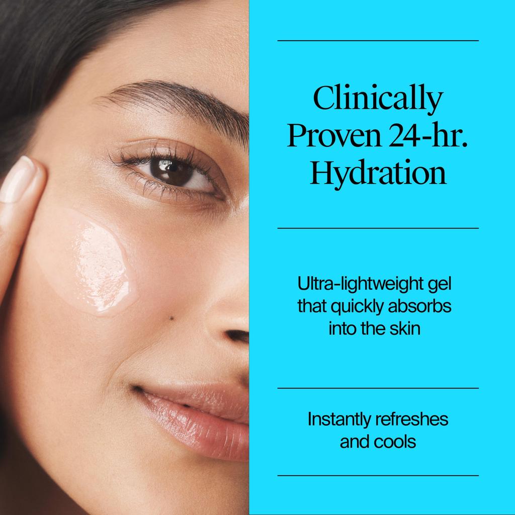 Neutrogena HydBoost Hyaluronic Acid Face Moisturizer for Dry Skin - Aging-Free, Non-Clogging Water-Gel Face Lotion, 1.7 oz.
