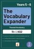 Книга The Vocabulary Expander: Themed Vocabulary for 11+ and KS2 - Years 5 and 6